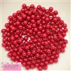 6mm Red Pearl Spacer Beads Bulk