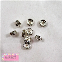 6mm Rhinestone Rondelles