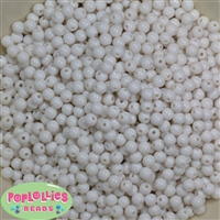 6mm White Pearl Spacer Beads