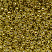 6mm Gold Color Spacer Beads 200 pc