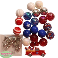 Bubblegum Bead Americana Truck Necklace Kit DIY