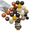 Thanksgiving Owl Pilgrim Necklace Kit