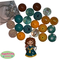 Archery Princess Bubblegum Bead DIY Necklace Kit