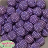 20mm Lavender Berry Acrylic Bubblegum Beads