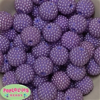20mm Lavender Berry Acrylic Bubblegum Beads