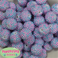 20mm Ombre Berry Acrylic Bubblegum Beads