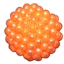 20mm Orange Berry Acrylic Bubblegum Beads