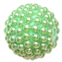 20mm Pastel Green Berry Acrylic Bubblegum Beads