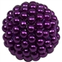 20mm Purple Berry Acrylic Bubblegum Beads