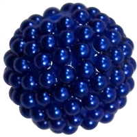 20mm Blue Berry Acrylic Bubblegum Beads