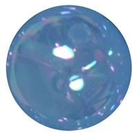 20mm Baby Blue Shiny AB Bubble Style Acrylic Gumball Bead