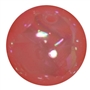 20mm Coral Shiny AB Bubble Style Acrylic Gumball Bead