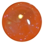 20mm Orange Shiny AB Bubble Style Acrylic Gumball Bead