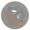20mm White Shiny AB Bubble Style Acrylic Gumball Bead