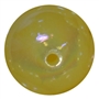 20mm Yellow Shiny AB Bubble Style Acrylic Gumball Bead