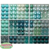 Bulk Mix of Mint to Teal Bubblegum Beads 120pc