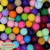 20mm Mix Color Solid Bubblegum Beads 200pc