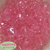 20mm Clear Pink Facet Bubblegum Beads Bulk