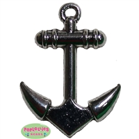 Small Silver Anchor Charm 18mm