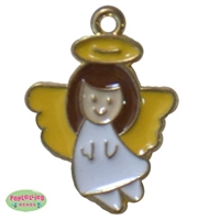 Small Enamel angel e Charm