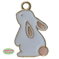 Small enamel Easter Bunny Charm