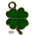 Small Enamel 4 Leaf Clover Charm