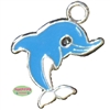 Small Enamel Dolphin Charm