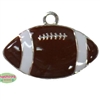 Small Enamel Football Charm