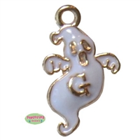 Small enamel ghost charm