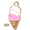 Small enamel ice cream charm