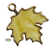 Enamel Fall Leaf Charm