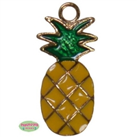 Small Enamel Pineapple Charm