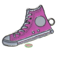 Enamel Pink Sneaker Charm