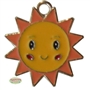 Small enamel Mr. Sun shaped charm