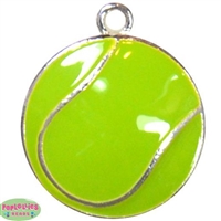 Small Enamel Tennis Ball Charm