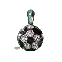 Rhinestone Soccer Charm