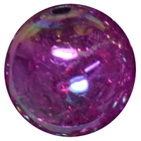 20mm Berry Crackle Bubblegum Bead