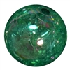 20mm Emerald Green Crackle Bubblegum Bead