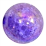 20mm Purple Crackle Bubblegum Bead