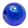 20mm Royal Blue Crackle Bubblegum Bead