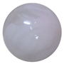 20mm Solid Creamy White Style Shell Finish Bubblegum Bead