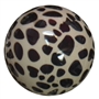 20mm Dalmatian Print Pearl Bubblegum Beads