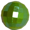 20mm Green Disco Ball Bubblegum Beads