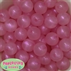 20mm Pink Frost Acrylic Bubblegum Beads Bulk