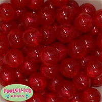 20mm Red Ghost Acrylic Bubblegum Beads Bulk