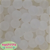 20mm White Ghost Acrylic Bubblegum Beads