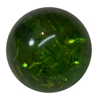 20mm Clear Green Glitter Acrylic Bubblegum Beads