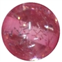 20mm Clear Pink Glitter Acrylic Bubblegum Beads