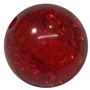 20mm Clear Red Glitter Acrylic Bubblegum Beads