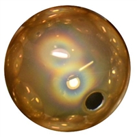 20mm Gold Illusion Style Acrylic Bubblegum Bead